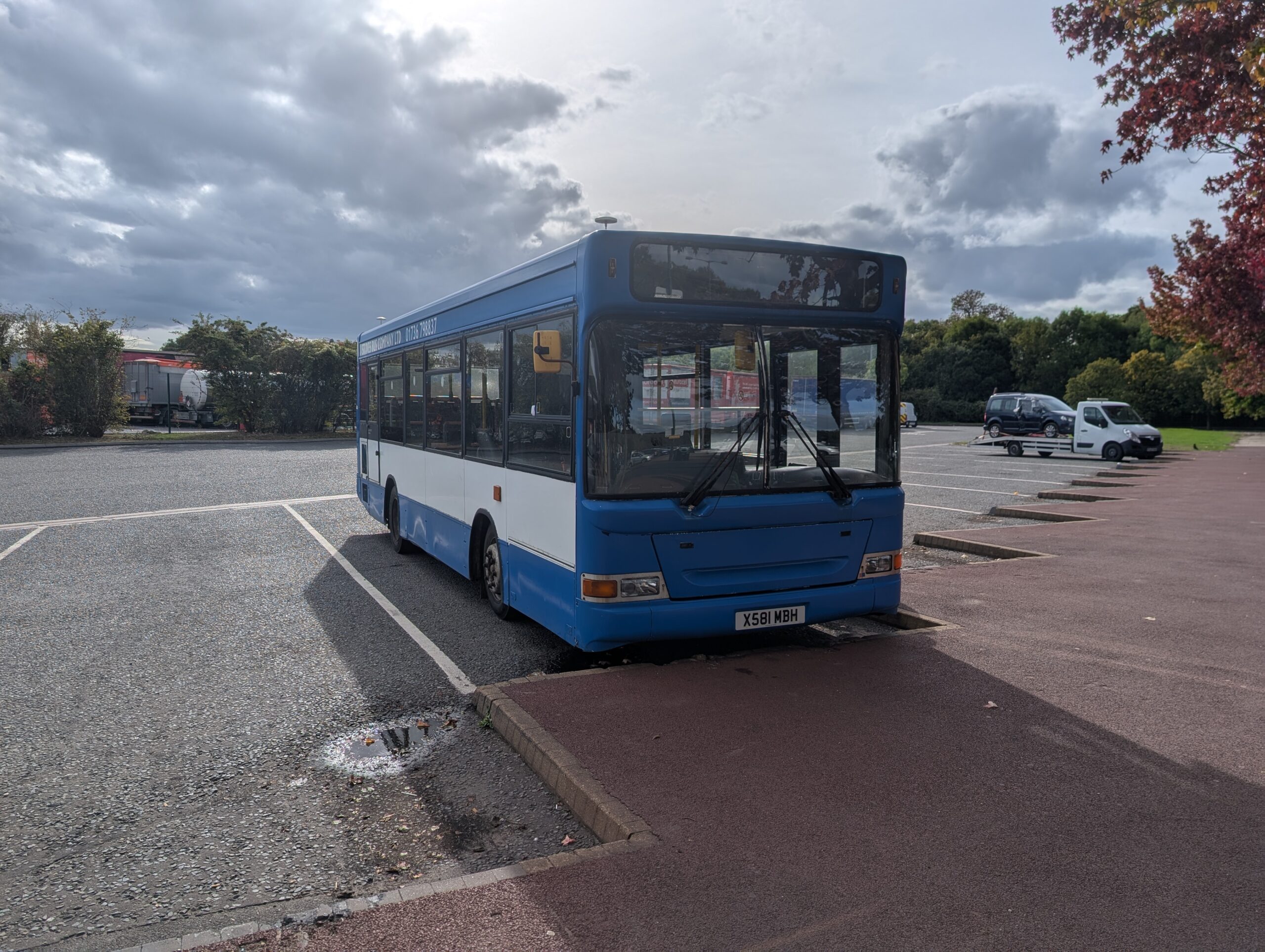 581 at the services on the return